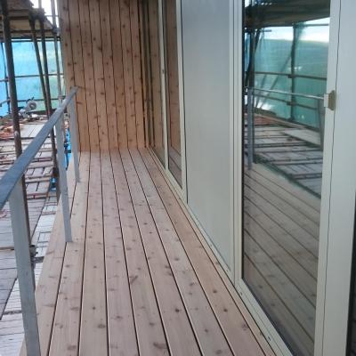 Obklad balkónů z Cedru červeného