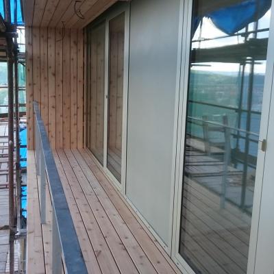 Obklad balkónů z Cedru červeného