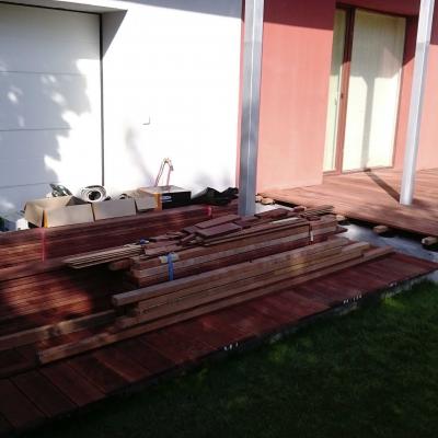 Terasa z massaranduby bez oleje