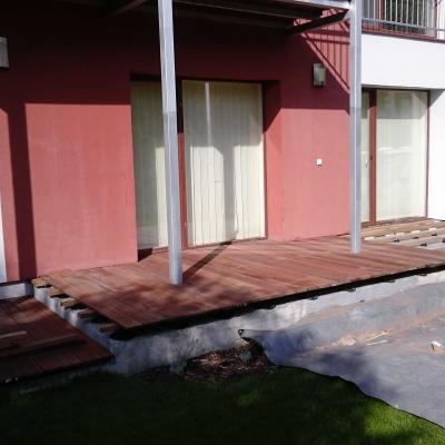 Terasa z massaranduby bez oleje