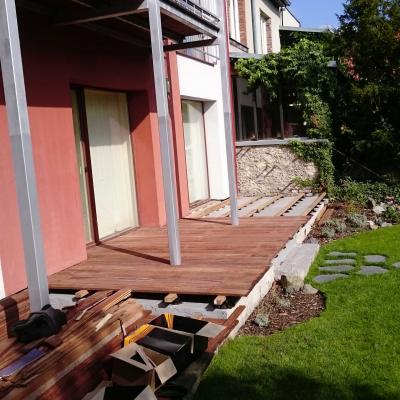 Terasa z massaranduby bez oleje