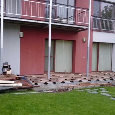 Terasa z massaranduby bez oleje