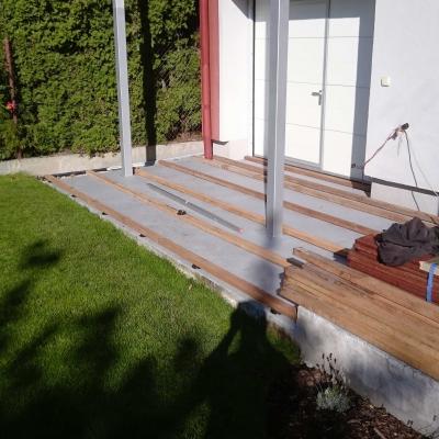 Terasa z massaranduby bez oleje