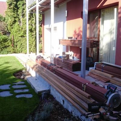 Terasa z massaranduby bez oleje