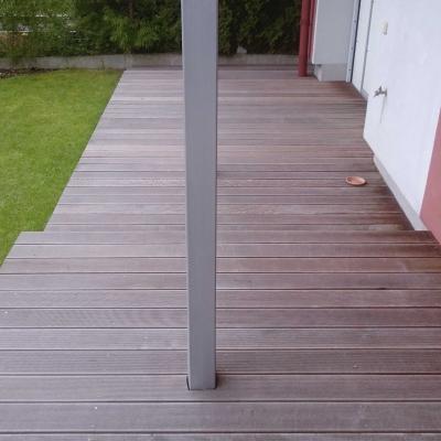 Terasa z massaranduby bez oleje