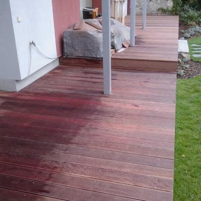 Terasa z massaranduby bez oleje