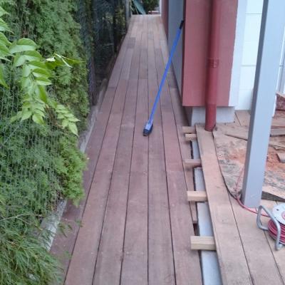 Terasa z massaranduby bez oleje