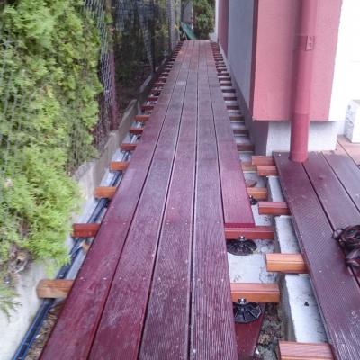 Terasa z massaranduby bez oleje