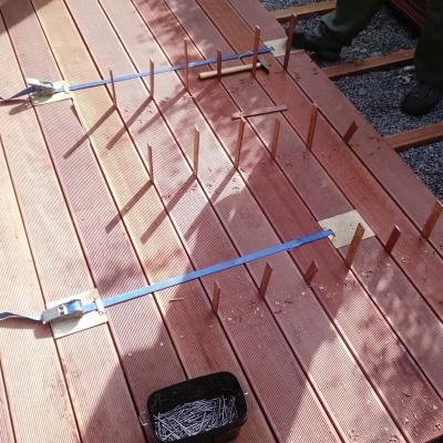 Terasa z Massaranduby bez oleje, včetně pergoly