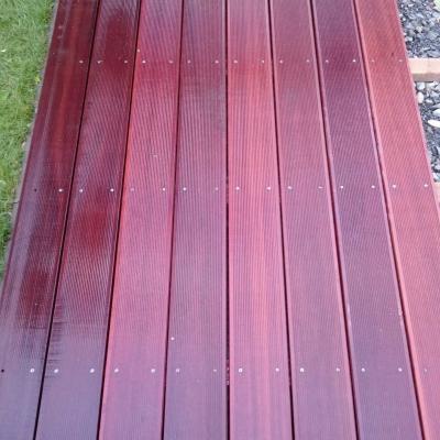 Terasa z Massaranduby bez oleje, včetně pergoly