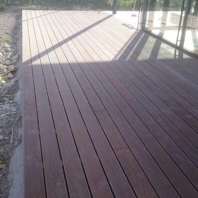 Terasa z Massaranduby bez oleje. Krásně sešedne