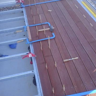 Terasa z Massaranduby na hliníkovou konstrukci