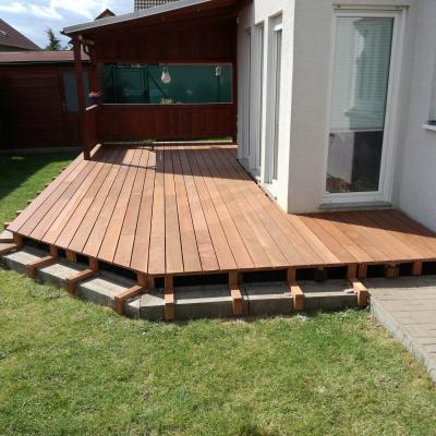 Terasa z části zastřešená - Masseranduba