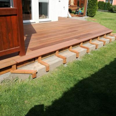 Terasa z části zastřešená - Masseranduba