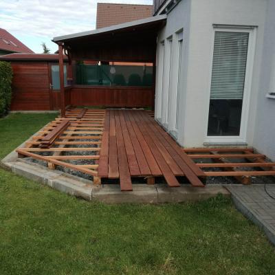 Terasa z části zastřešená - Masseranduba