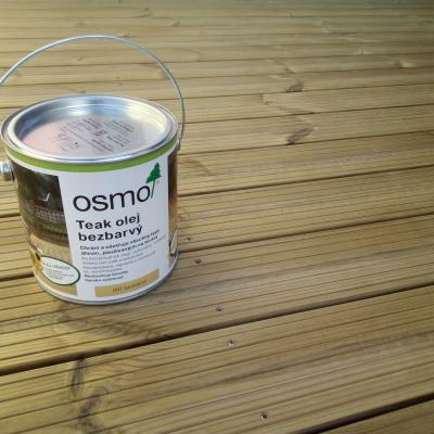 Thermowood borovice terasa na železný rošt