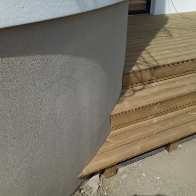 Thermowood borovice terasa na železný rošt