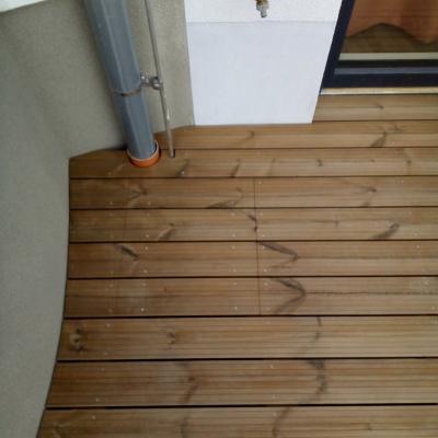 Thermowood borovice terasa na železný rošt