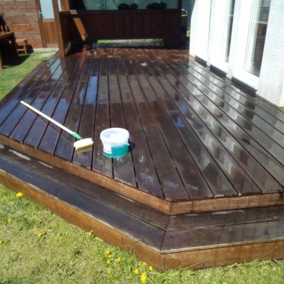 Renovace Masseranduby, odstranění šedi a olejování